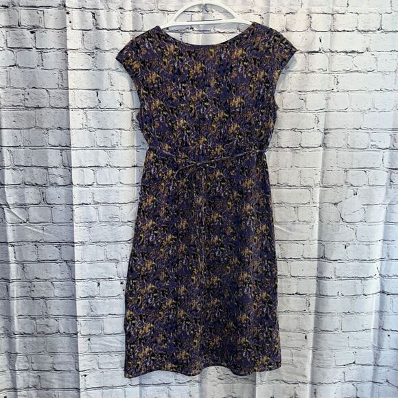 Eddie Bauer Cotton Print Dress Size 6 - Picture 4 of 5